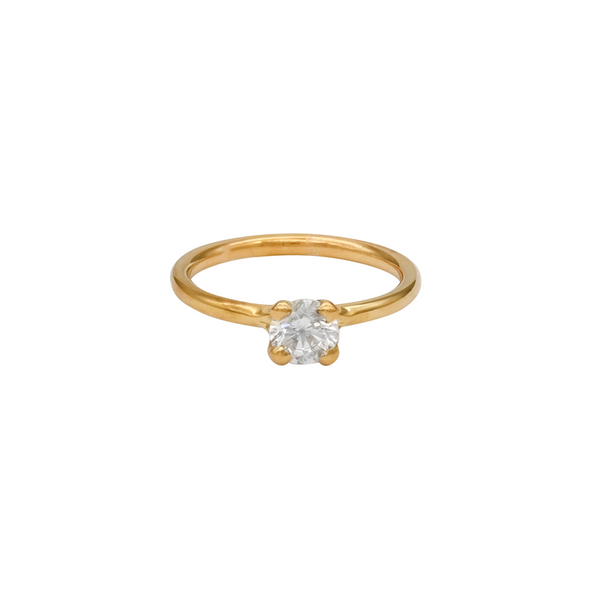 Amira Four Prong Diamond Engagement Ring