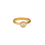 Banu Tulip Bezel Diamond Engagement Ring