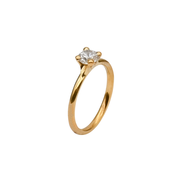 Amira Four Prong Diamond Engagement Ring